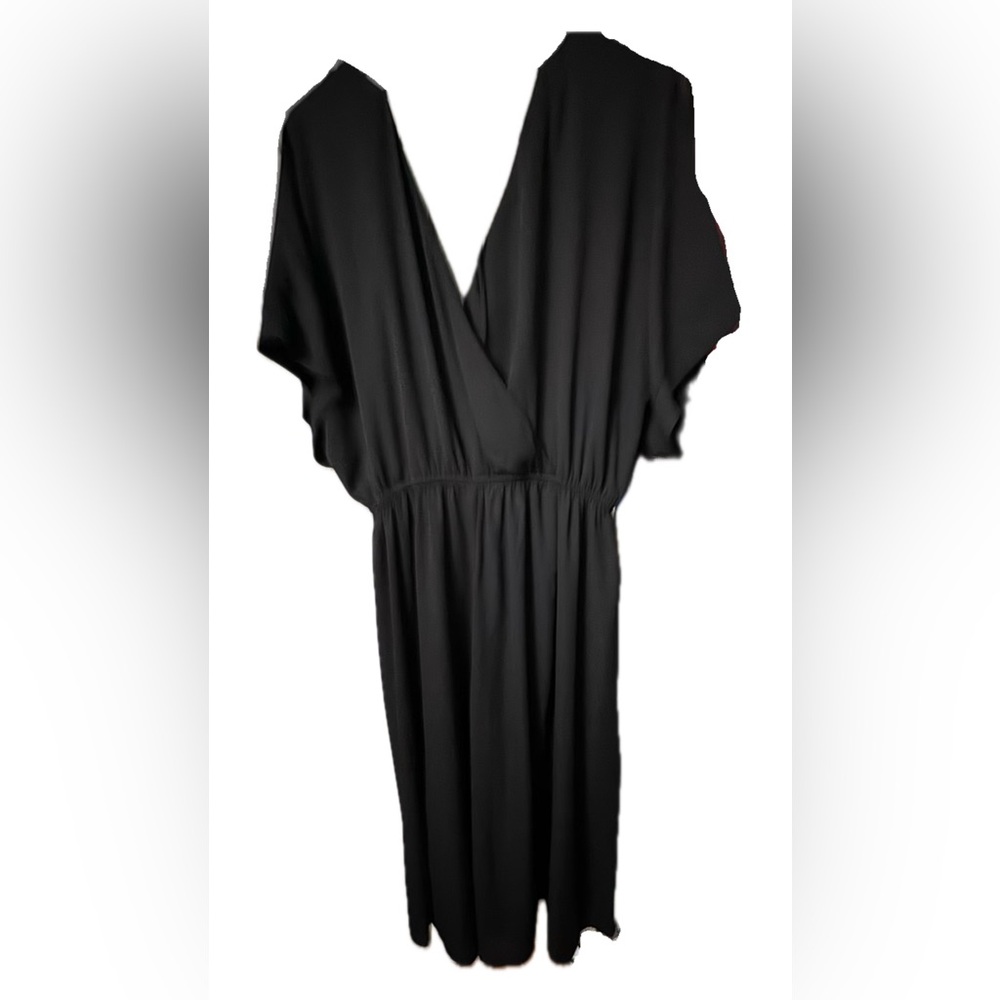 ModCloth Black Faux-Wrap Women’s Jumpsuit